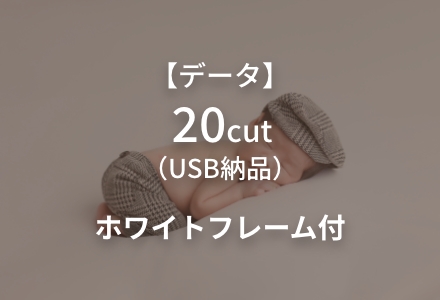 ニューボーンプラン データ20cut（USB納品）2面アルバム付